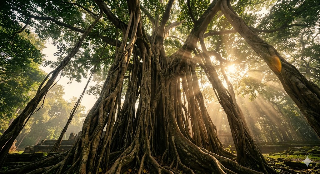 Banyan tree representing sustainability first